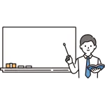 Teacher Male Giving A Lesson SVG Icon